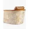 Horseshoe Leather Swivel Chair